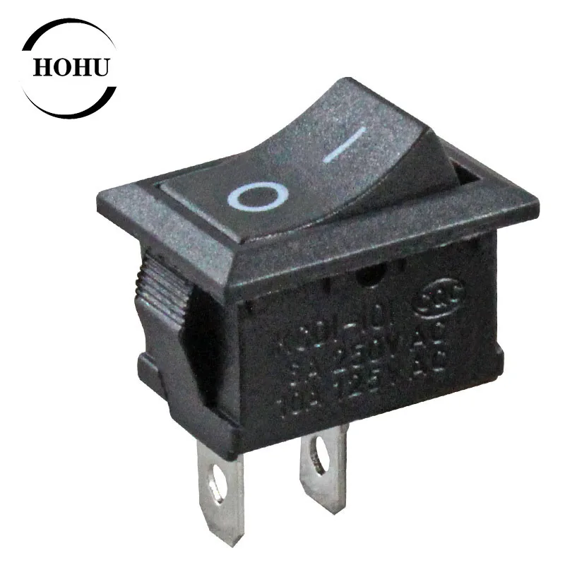 

Drinking fountain switch boat type switch LCD power switch 2 feet 2 gears 250V 6A copper feet 15*21mm