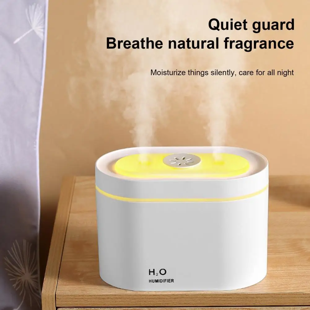 

2 Mist Modes Button Control 800ml Cool Mist Air Humidifier Oil Diffuser with Night Light for Nursery