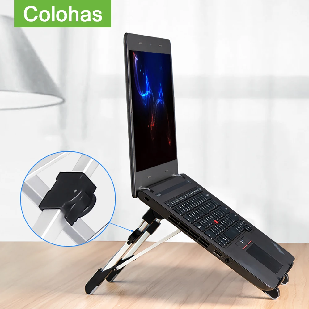 Портативный ноутбук Стенд складной алюминиевый сплав регулируемая высота