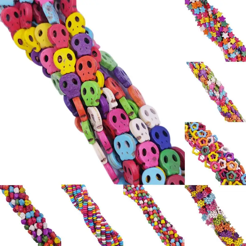 

Цветок звезда зеленый натуральный бирюзовый Гладкий разделитель круглые свободные фотоаксессуары для изготовления ювелирных изделий оже...