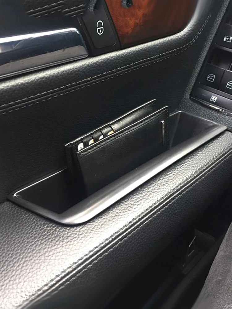 

Car Front Door Handle Storage Box is for Mercedes-Benz C-Class W204 2008-2014 Storage Box Container Bracket Tray Accessories