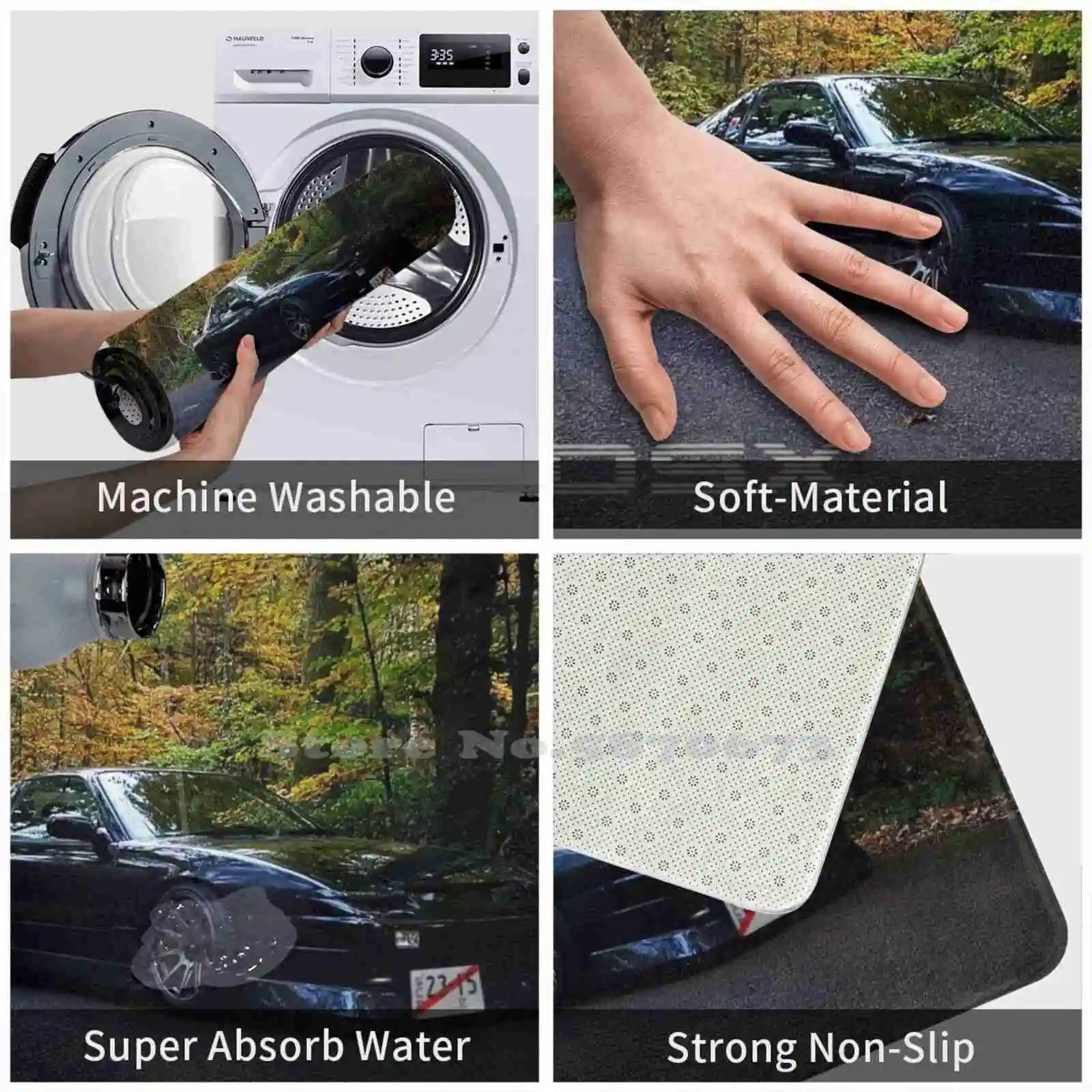 180Sx Низкое стильное комфортное покрытие для дверного коврика автомобиля Street Drift Enthusiast Jdm Япония Японский Чисто на.