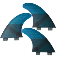 surf double tabs fins uk2 1 honeycomb fibre surfboard fin 4 pieces in per set quilhas pranchas de blue colors available