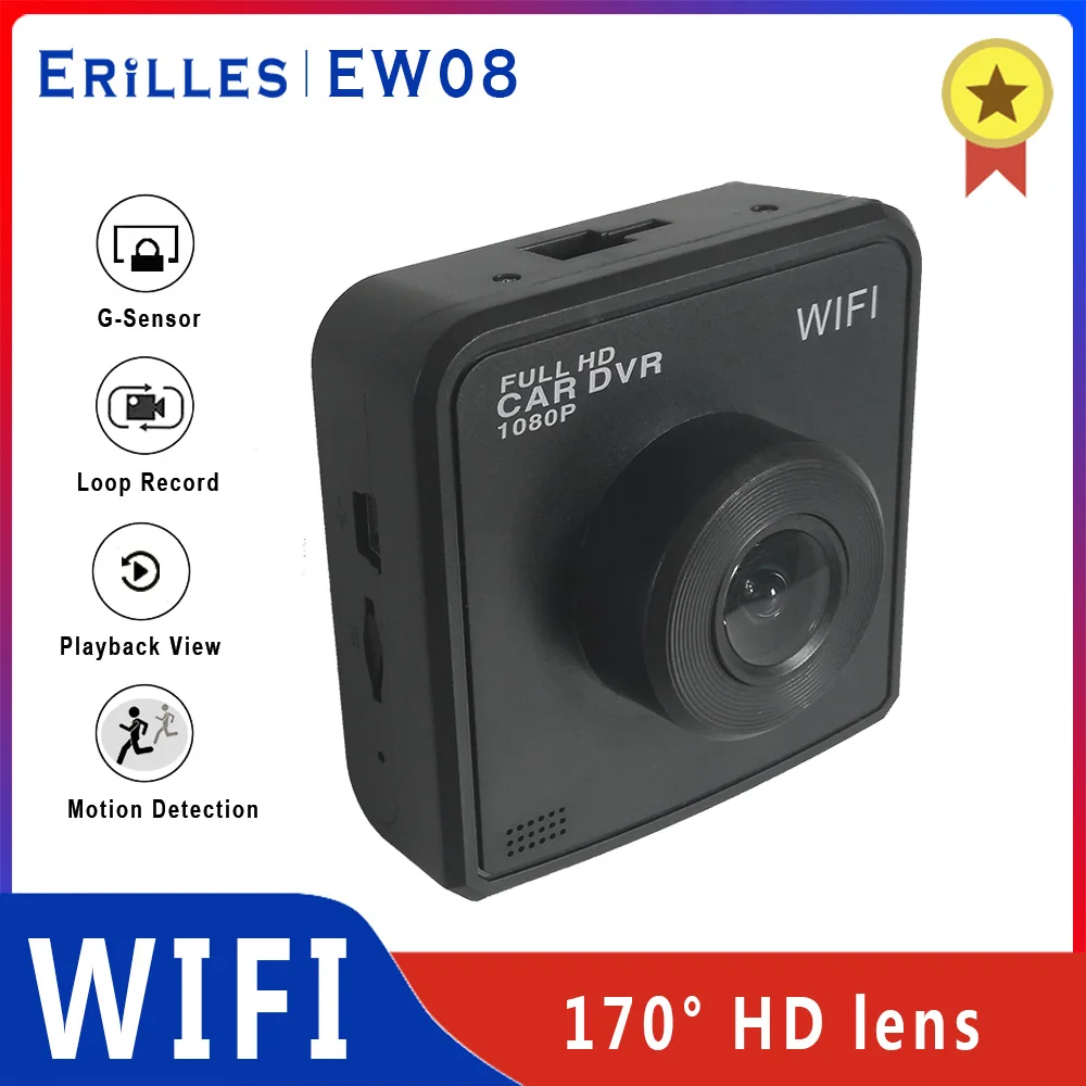 Видеорегистратор EW08 с Wi Fi 1080P 24 часа|Видеорегистраторы| |