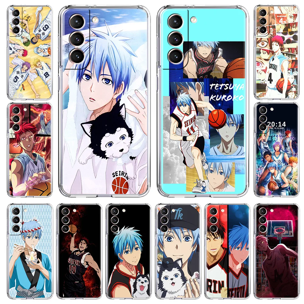 

Kuroko no Basket Anime Luxury Crystal Clear Phone Case For Samsung Galaxy S20 FE S21 Ultra S10 Plus S10E S21+ Protect Cover