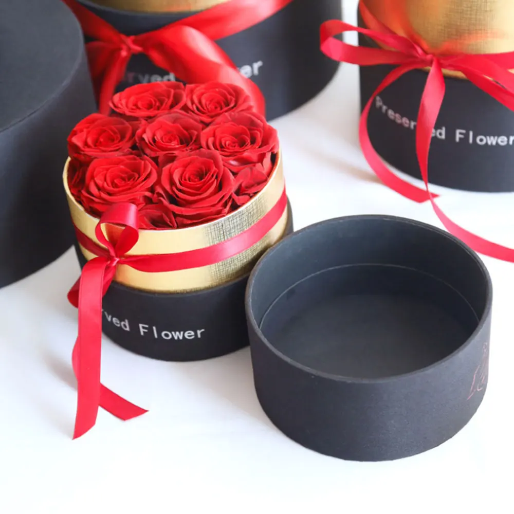 

Valentines Day Gift Eternal Flower Handmade Preserved Roses in a Box Real Roses for Her Valentine's Day Present Wedding Gift