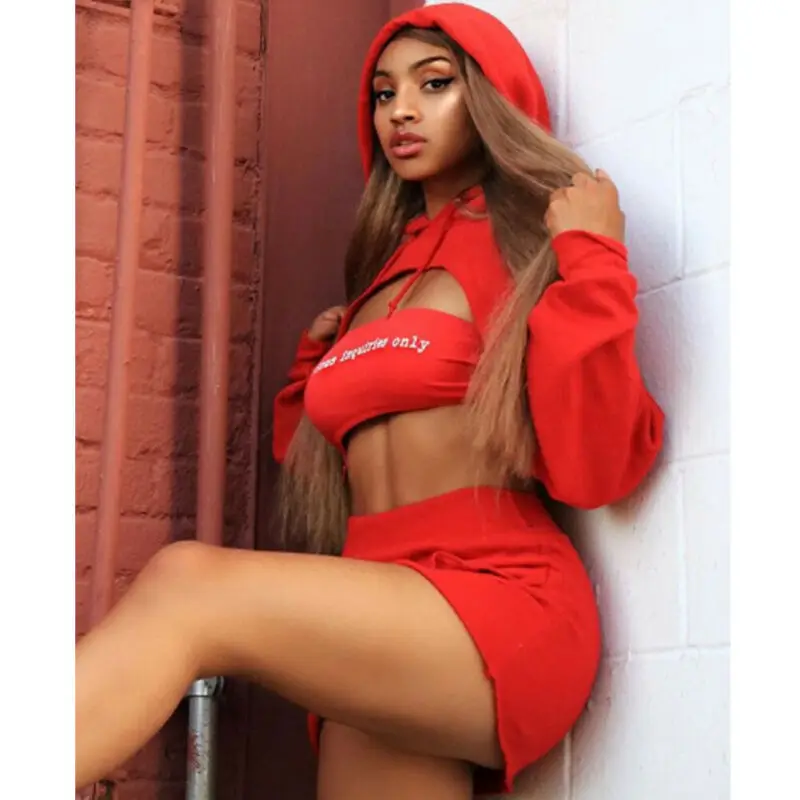 Лидер продаж Модный женский комплект из 2 предметов облегающая юбка Повседневная