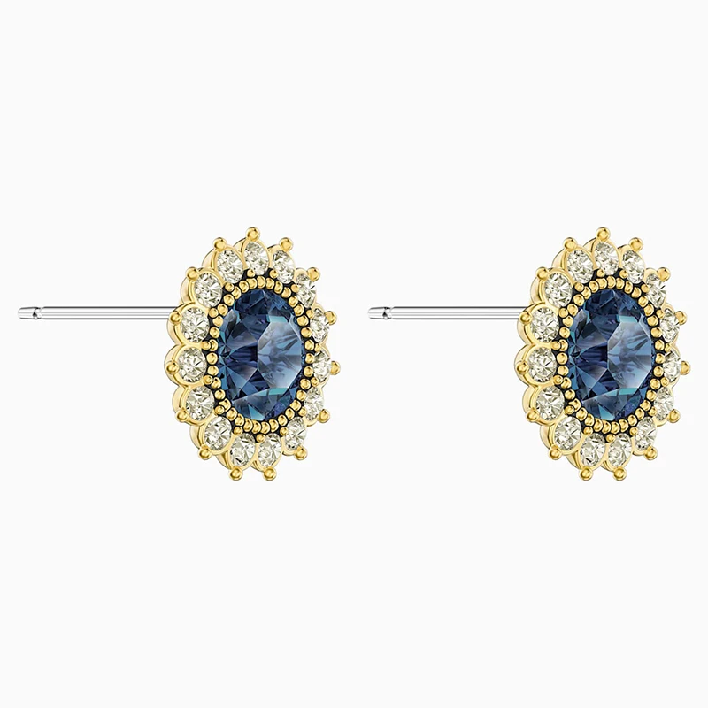 

SWA 2020 New Classic High Quality Blue Millennium Earrings Exquisite And Elegant To Give His Wife A Romantic Birthday Gift