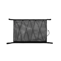 1 pcs black car ceiling storage net pocket roof interior cargo net bag car trunk storage pouch sundries storage organizer