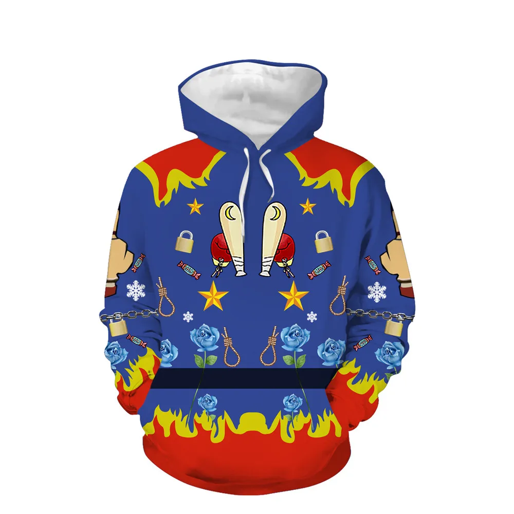 Косплей птицы добычи уличная одежда худи в стиле хип-хоп Мужская и Женская