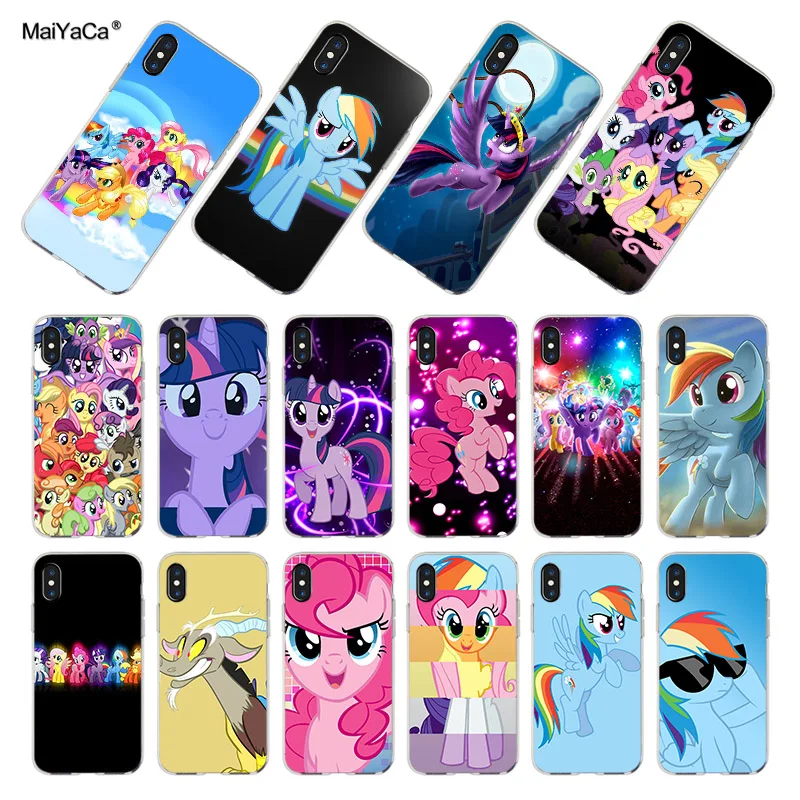 MaiYaCa Binful Magic My Little Pony Мягкий ТПУ чехол для телефона для iPhone 8 7 6 6S Plus X XS XR 10 5 5S SE 5C Чехол