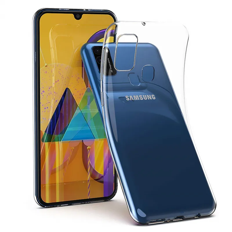 Для Samsung Galaxy A02 A02S A12 A32 A42 A52 A72 5G F62 M62 силиконовый чехол из ТПУ для A21S M21 A31 A41A21 A01 M11