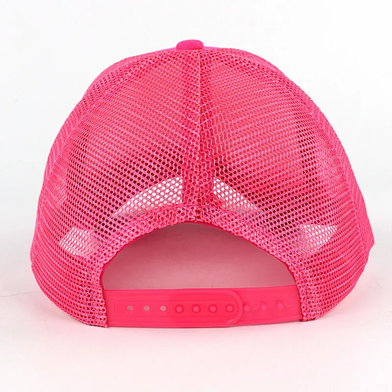 Флуоресцентная Женская кепка с защелкой бейсболка регулируемая Солнцезащитная