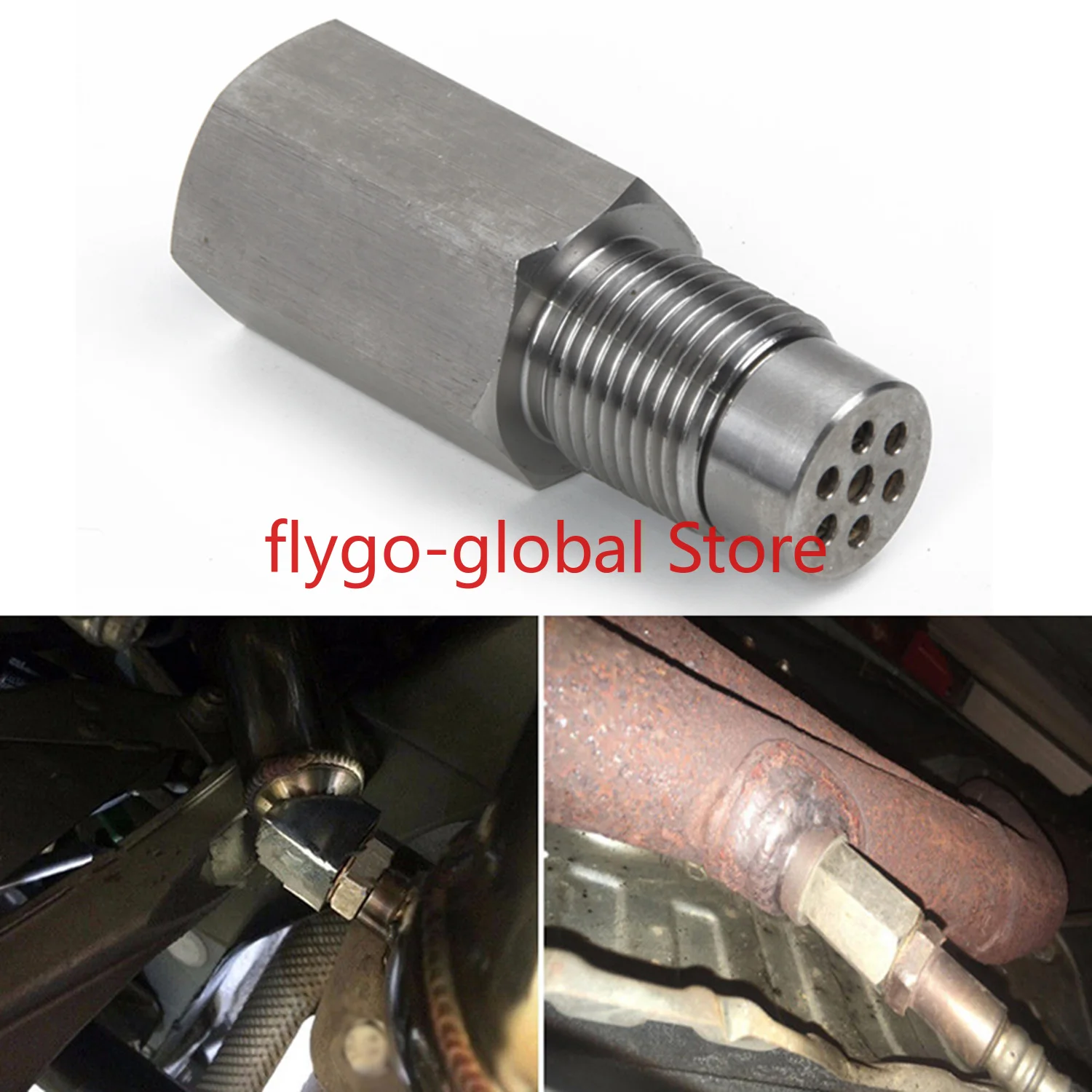 

O2 Sensor High Quality Mini Catalytic Converter With Built-in M18X1.5 Catalytic Converter
