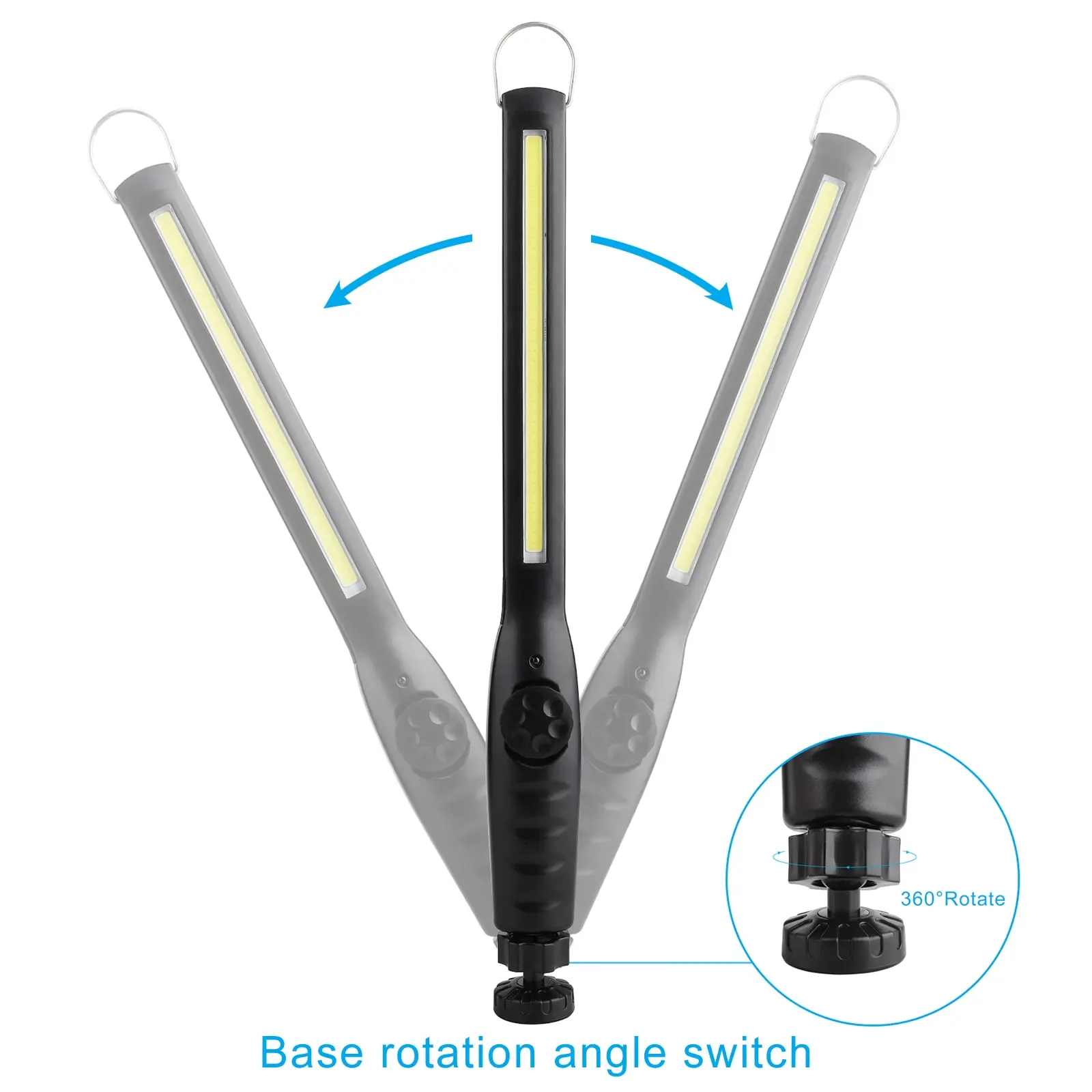 2 шт. COB Рабочий СВЕТОДИОДНЫЙ свет работы факел для мастерской Магнитная