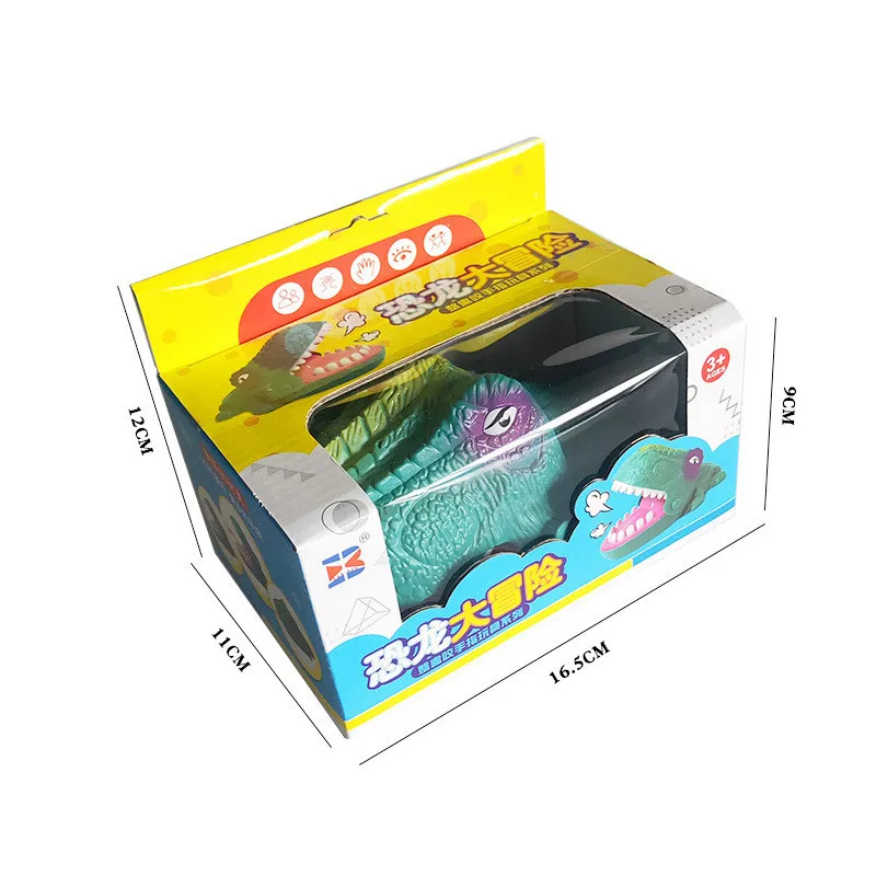 Игрушка для рота стоматолога кусания пальцев Забавный динозавр вытягивающие