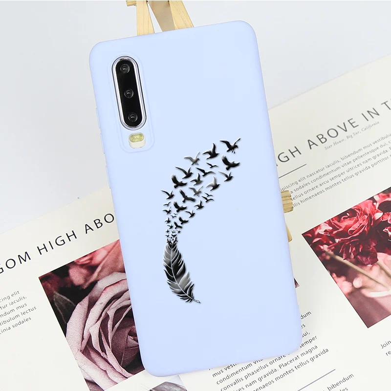 Plain Phone Case For Huawei P9 P10 P20 P30 Lite Pro Back Cover Silicon P Smart/Enjoy 7S Smart 2019 |