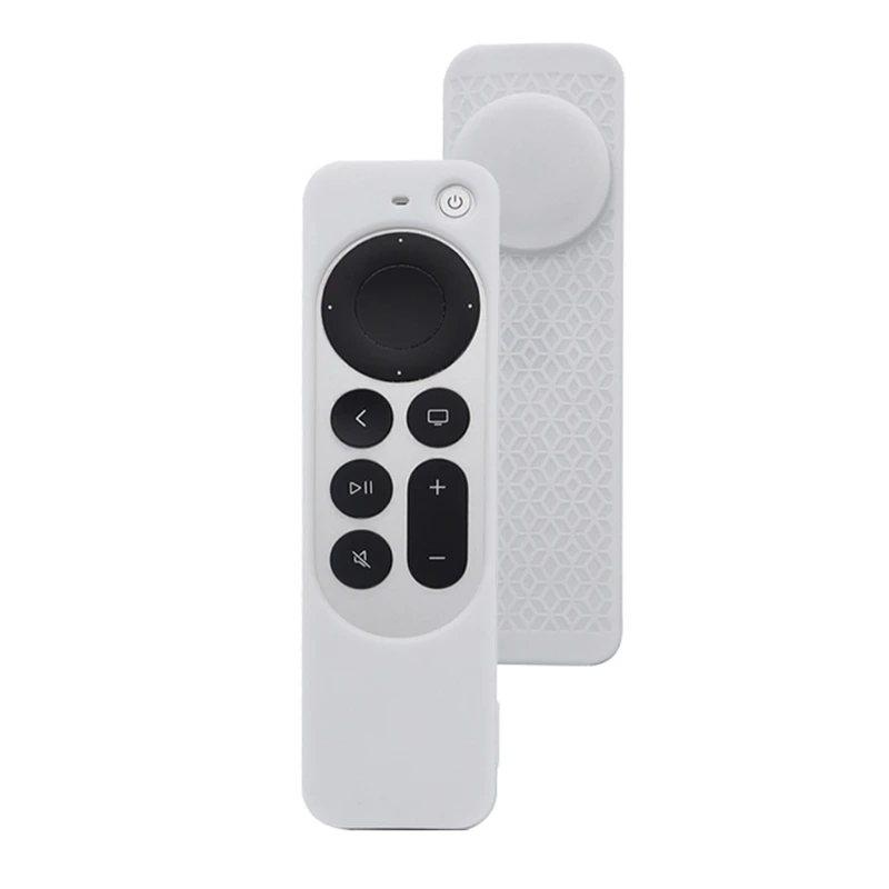 

Silicone Remote Case For -Apple TV 4K Siri Remote 2021 Protective Cover Skin Shockproof Anti-Slip Cover Remote Shell