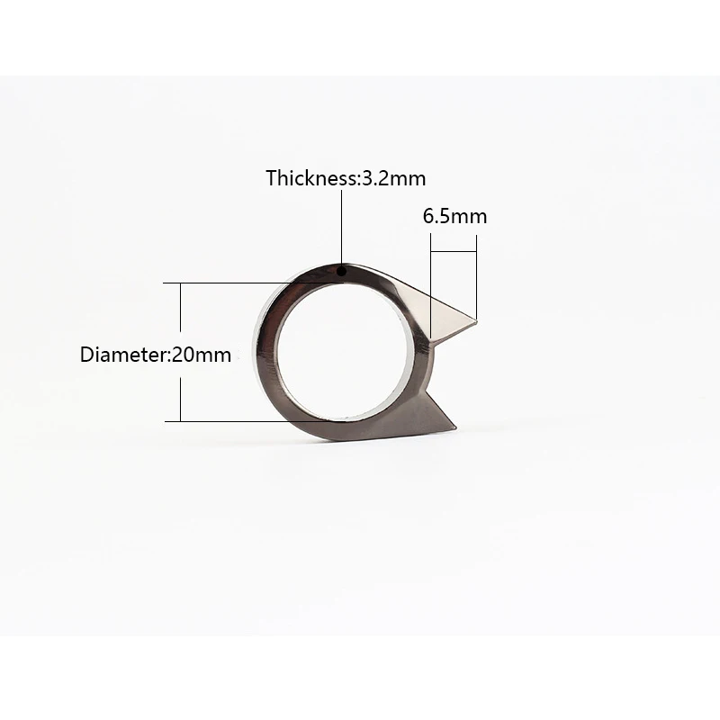 1 шт. защитное кольцо для самозащиты мини-кольцо защита от волка разбитого окна EDC
