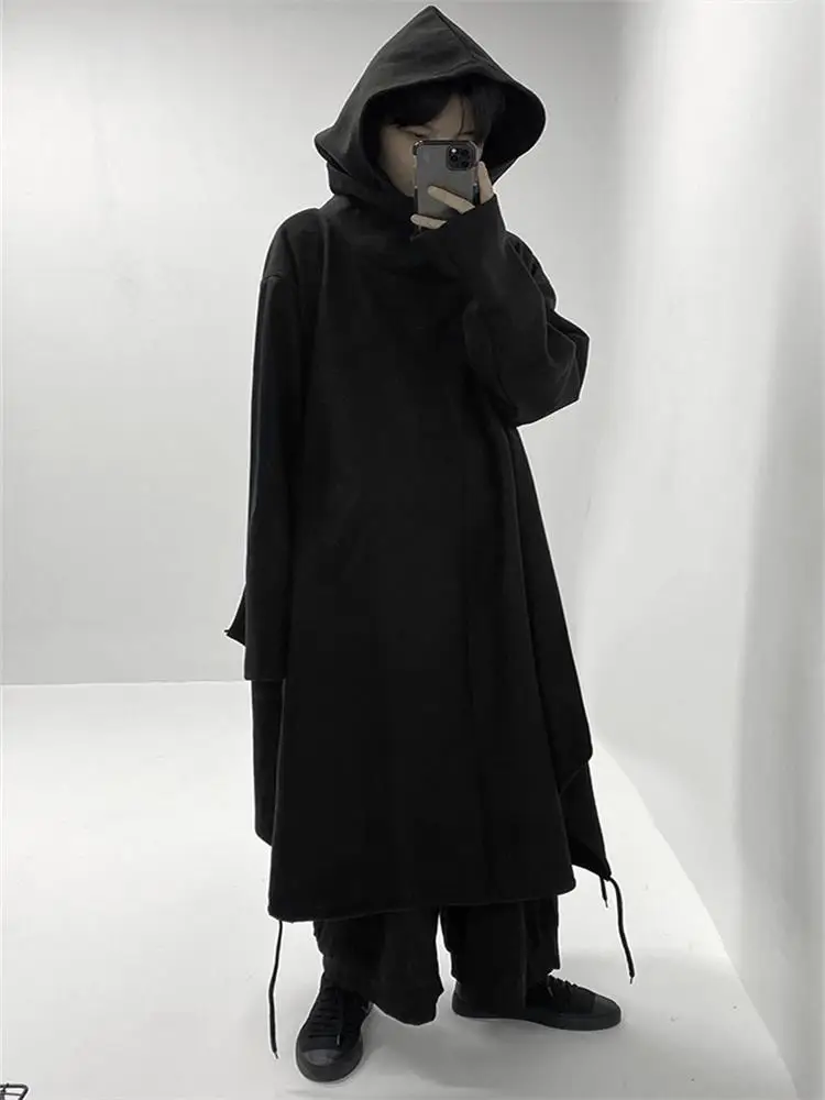 Yamamoto ветрозащитный плащ Мужская темная и красивая дизайнерская ветровка 2020