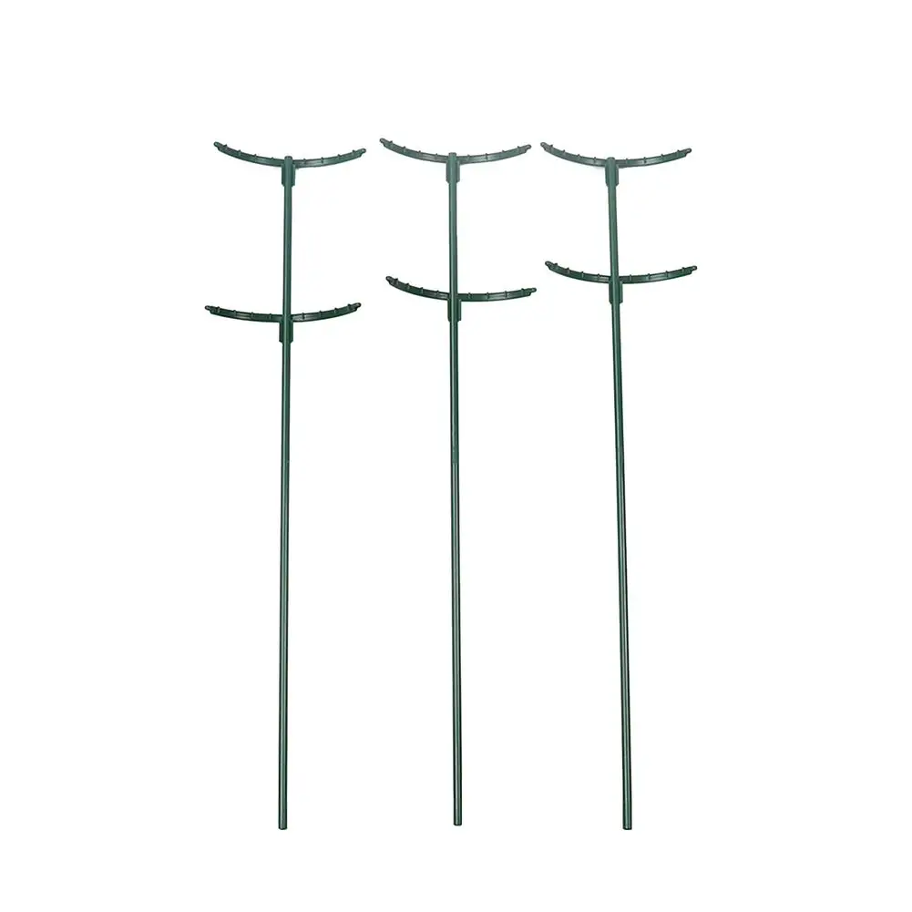 

3pcs Climbing Flower Bracket T-shaped Plastic Vine Climbing Frame Garden Trellis For Climbing Plants Plant Cages & Supports 60cm