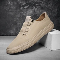 casual canvas sneakers men breathable anti sweat deodorant korean students sneakers shoes trend summer lace up shoes masculino