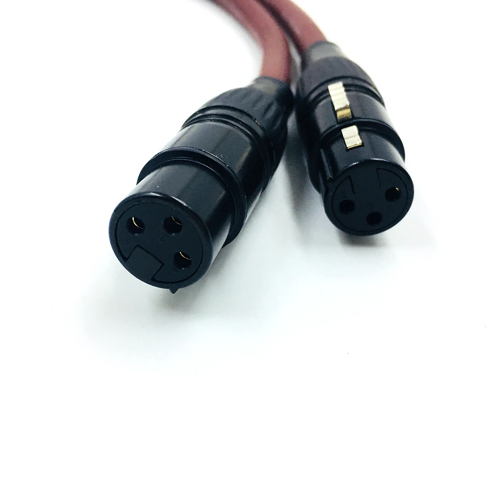 Кабель для звуковых карт 2 RCA штекер на XLR 3 Pin Женский пушечный усилитель AV кабель