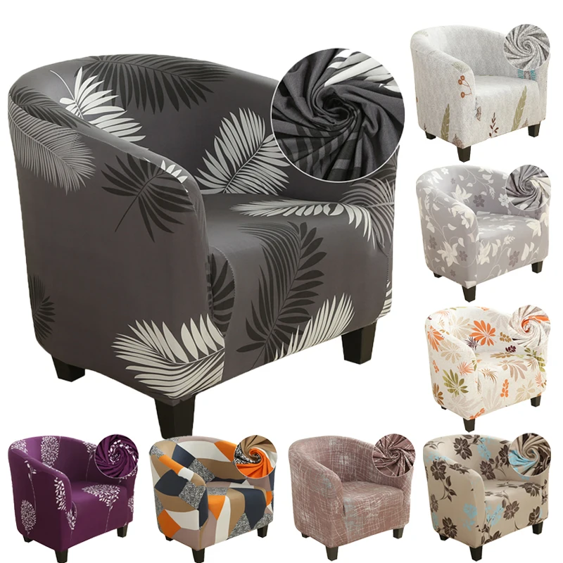 Растягивающиеся Чехлы для кресел диванов гостиной 1 сиденье чехлов одноместная