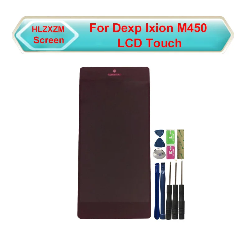 Для Dexp Ixion M450 ЖК дисплей с кодирующий преобразователь сенсорного экрана в сборе