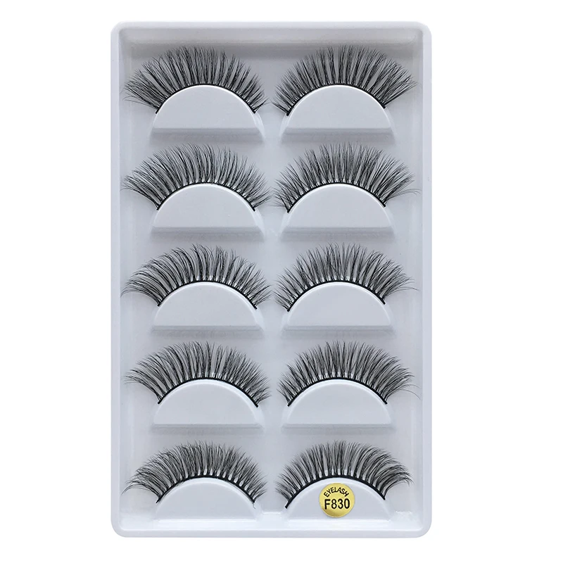 

Flash girl wispy lashes F830 lashes 6 model 5pais 3D mink Eye Lashes thick false Eyelashes