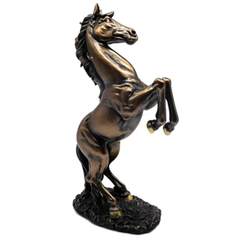 

Resin Horse Figurines Creative Animal Statue Vintage Home Decor Europe Crafts Ornament Modern Office Decoration