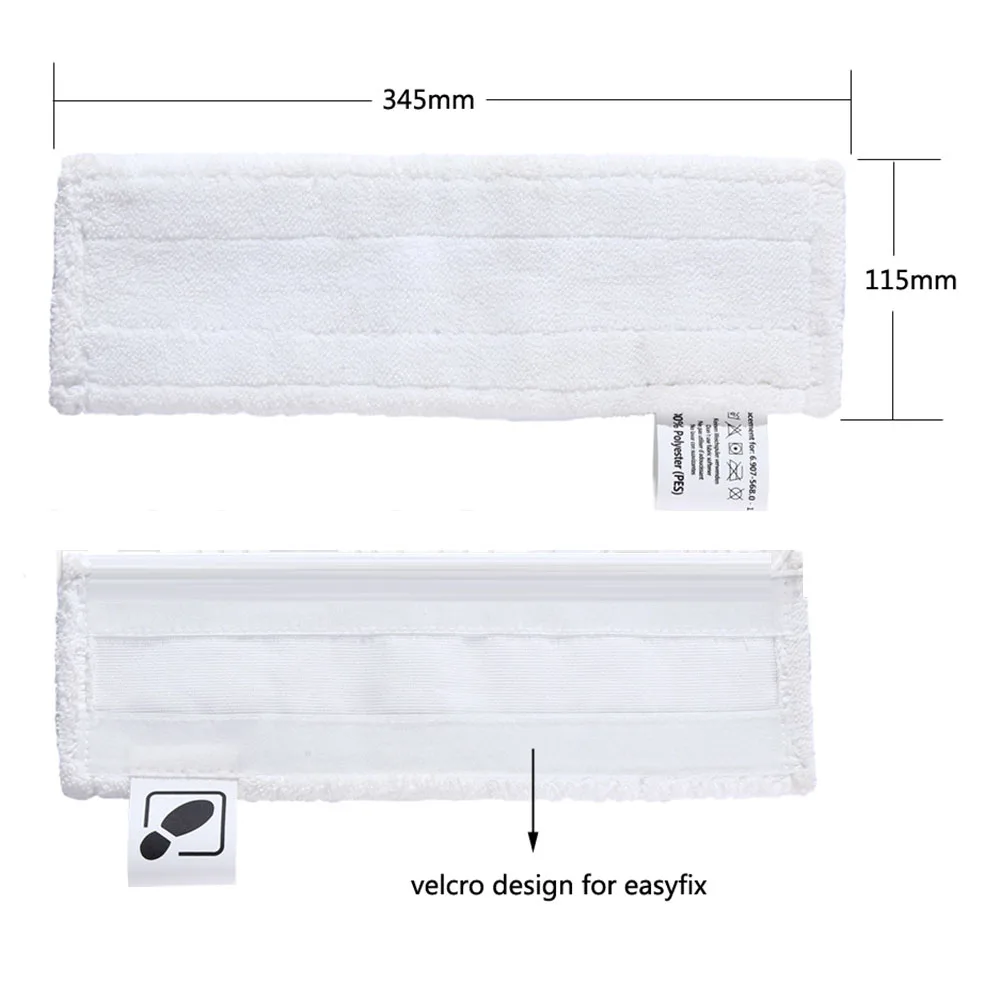 

3PCS Steam Cleaner Floor Cloth Pads For Karcher Easyfix SC1 SC2 SC3 SC4 SC5 Cleaner Mop Cloth Pads Practical