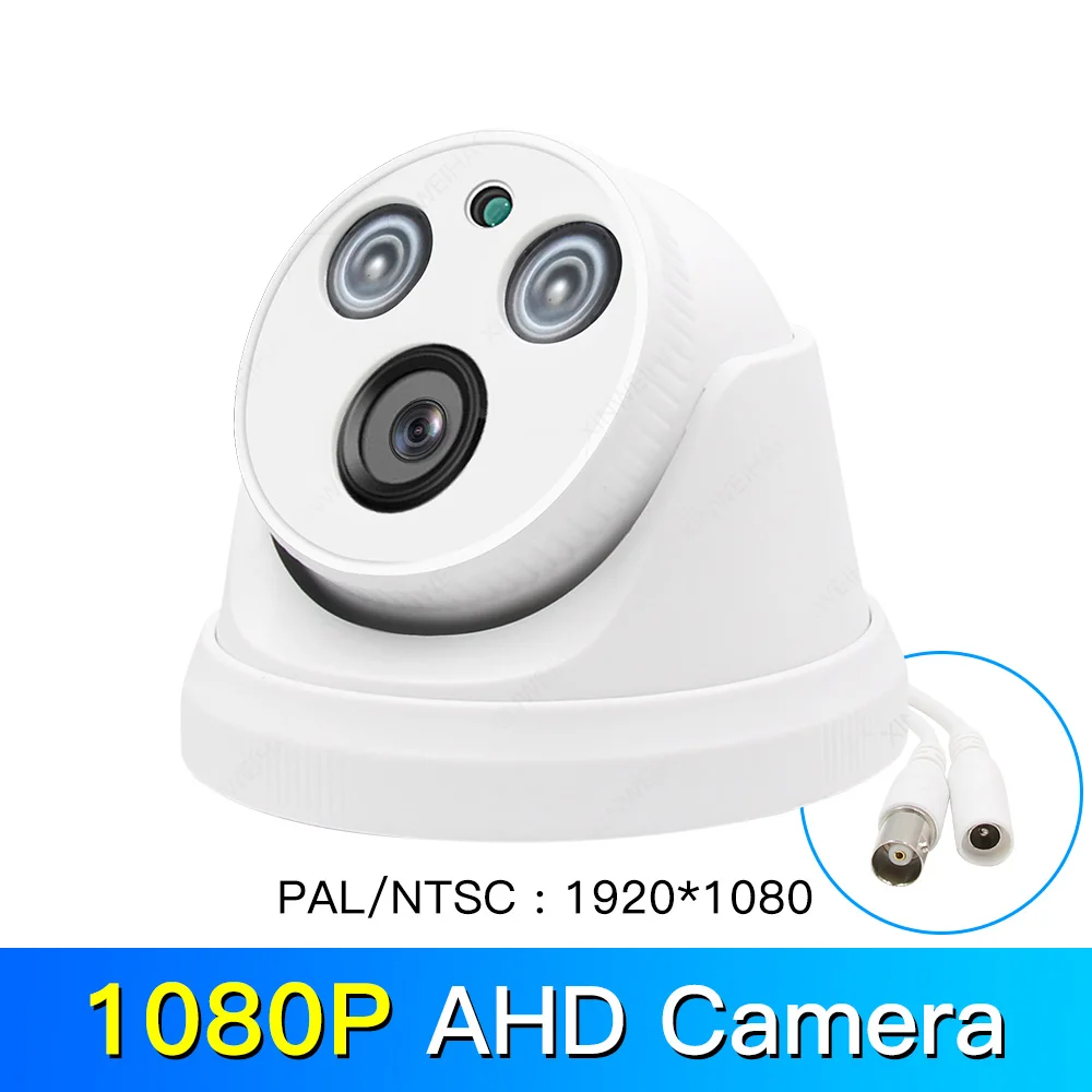 1080P 720 P/1080 P/5MP AHD камера аналоговая камера видеонаблюдения высокого разрешения инфракрасная камера AHD CCTV камера безопасности наружная купольная камера - Цвет: 1080P