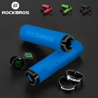 Велосипедные ручки ROCKBROS с защитой от затяжек, ударопрочные мягкие Эргономичные Силиконовые губчатые ручки для велосипеда, Ультратонкий велосипедный руль