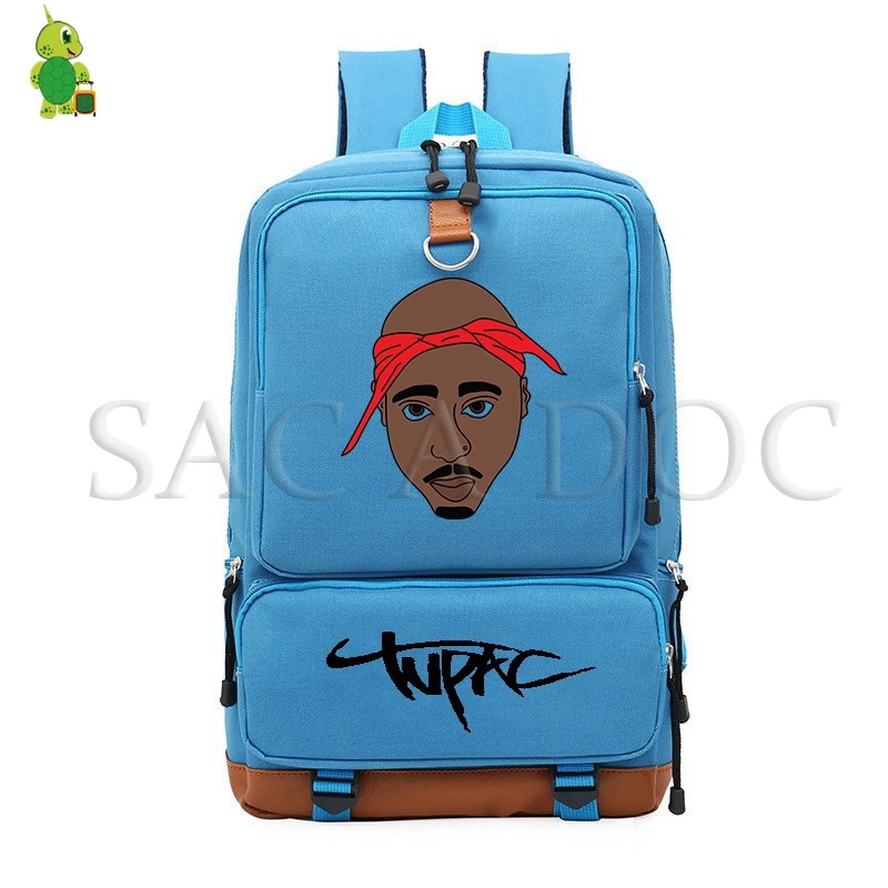 30 Tupac 2Pac рюкзак для женщин и мужчин рюкзак для ноутбука школьная сумка для подростков повседневный рюкзак хип хоп Легенда дорожные сумки - Цвет: 30