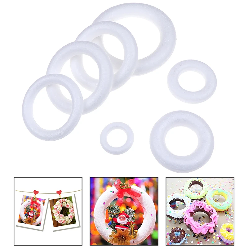 Пенопластовое кольцо из полистирола полукольцо DIY для рождественских