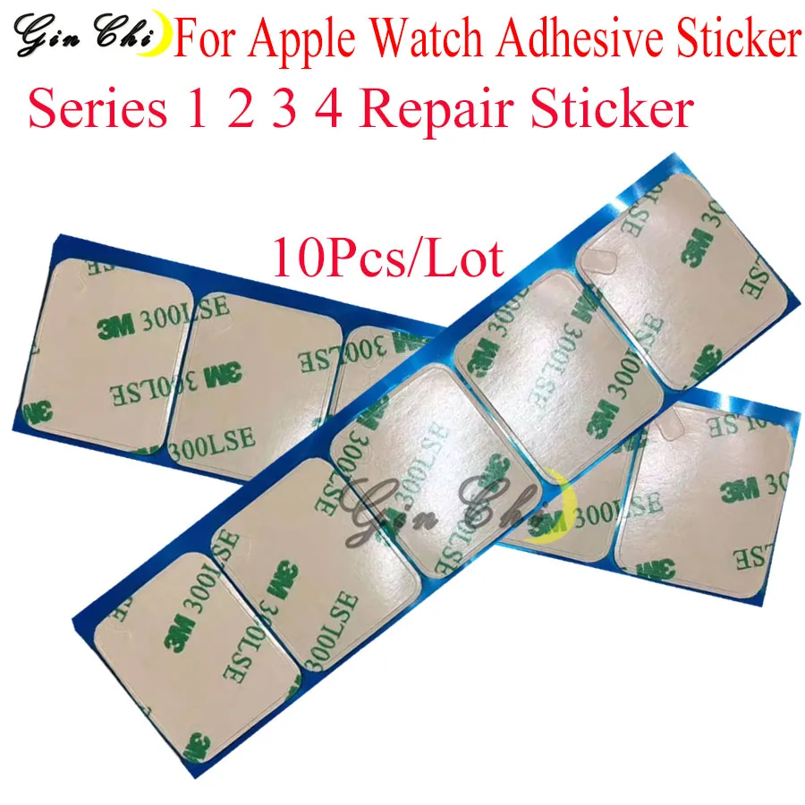10 шт./лот 38 мм 42 для ремонта Apple Watch клейкая лента наклейка на экран клей Series 1 2 3 4