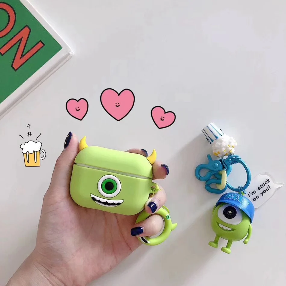3D чехол для наушников для Airpods Pro Чехол Милые силиконовые собаки Ститч Мультяшные наушники/Earpods чехол s для Apple Air pods 3 Pro Чехол
