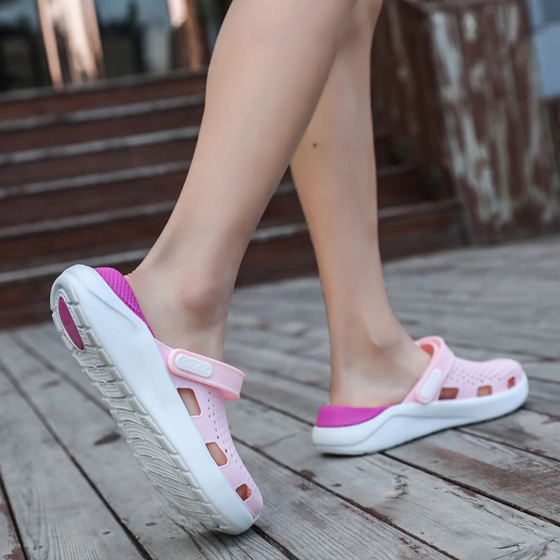 Оригинальные новые садовые Вьетнамки водонепроницаемая обувь женские