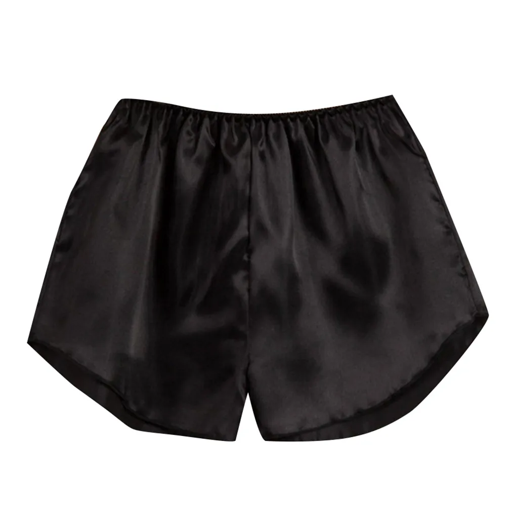 Новые удобные женские шорты модная атласная пижама боксеры pantalon corto mujer verano #