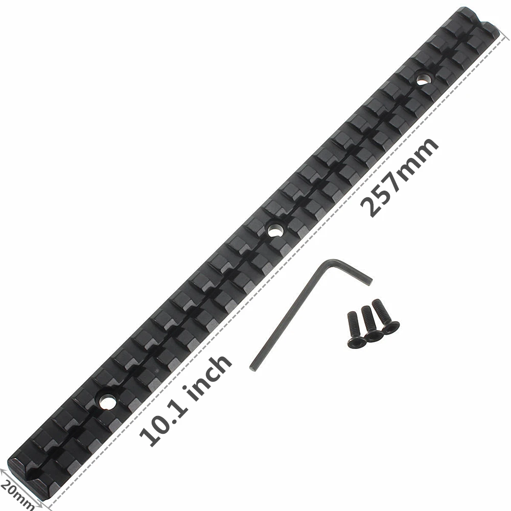 Тактическая алюминиевая направляющая 25 слотов для виверного прицела