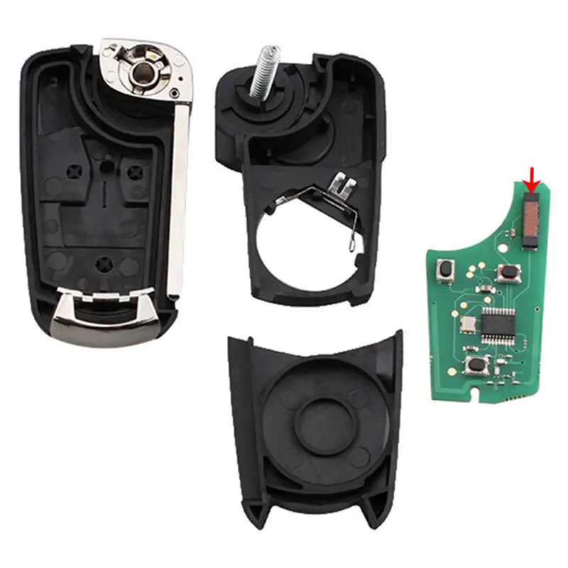 3 кнопки дистанционного ключа автомобиля для Vauxhall Opel Vectra C Astra H Zafira B 2005 2006 2007 2008 2009