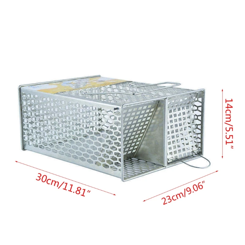 

Humane Rat Trap Metal Cage Non-lethal to Animal Mice Squirrel N0PA
