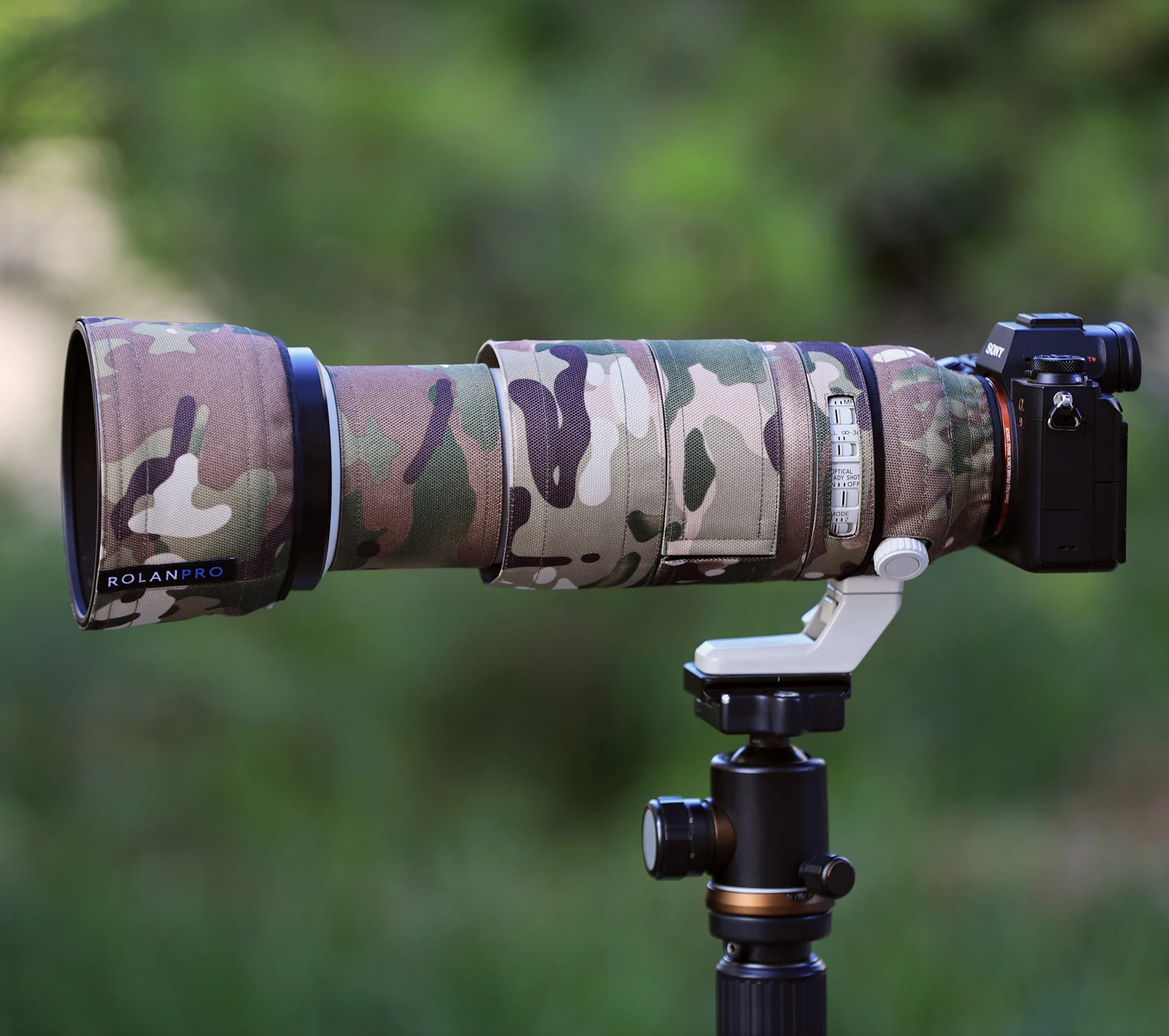 Водонепроницаемый камуфляжный чехол ROLANPRO для Sony FE 100 400 мм f4.5 5 6 GM OSS защитный