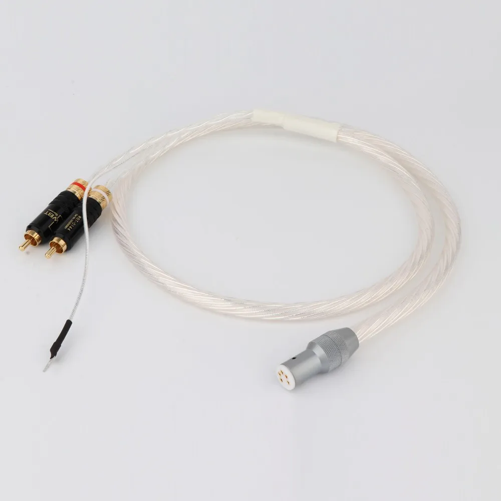 Preffair ZS01 ODIN Tonarm кабель 5-контактный DIN & RCA Phono поворотный аналоговый кабель