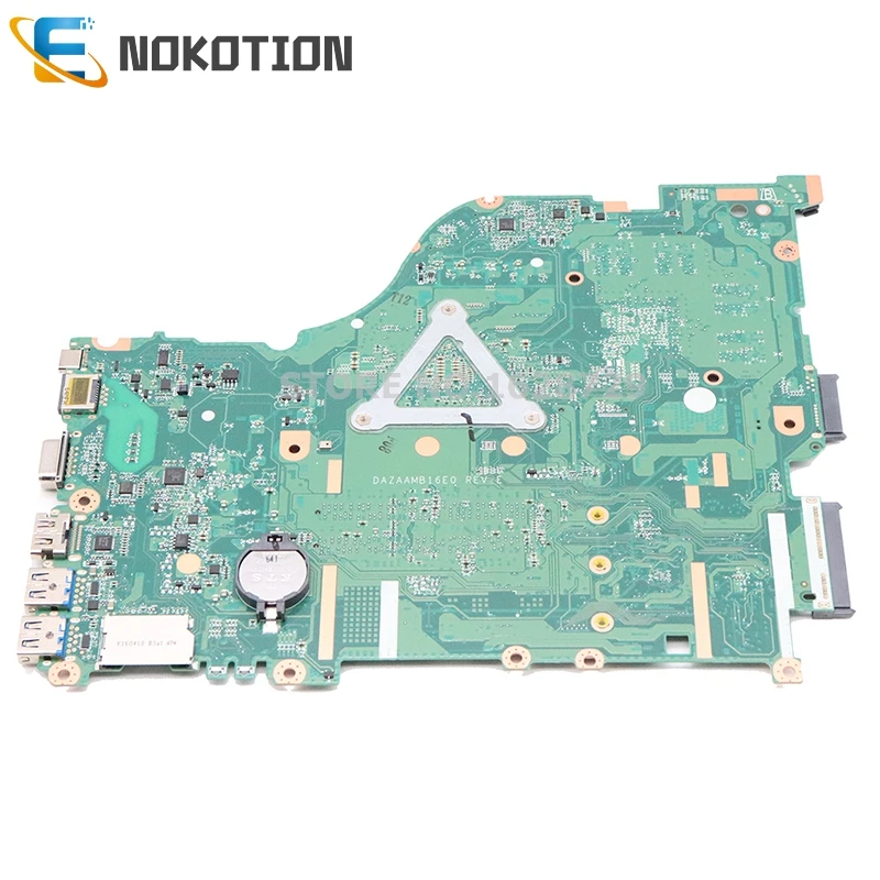 NOKOTION для acer aspire E5-575 E5-575G Материнская плата ноутбука DAZAAMB16E0 NBGE611002 SR2EY I5-6200U Процессор DDR3L