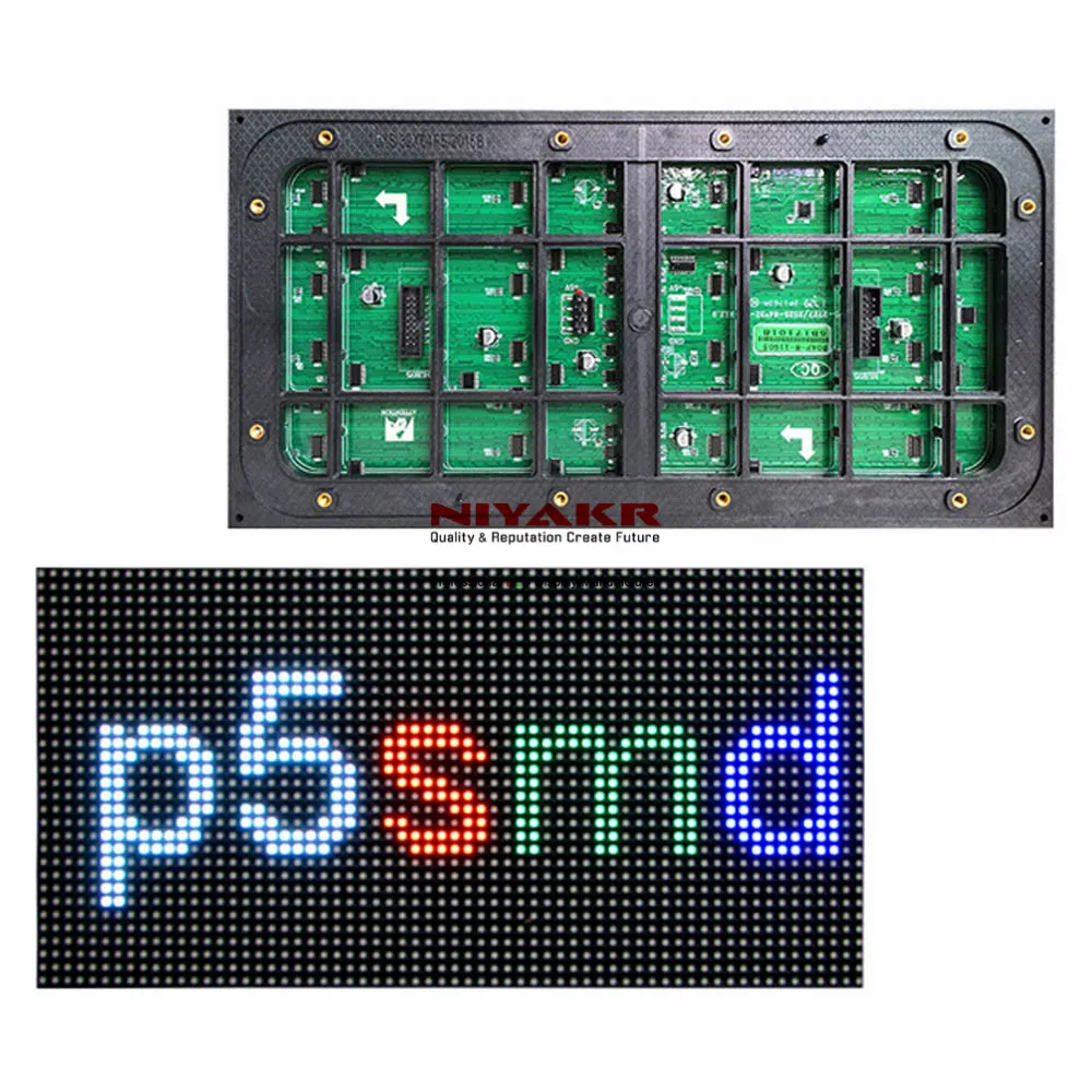 Шэньчжэнь завод RGB P5 наружный 64x32 SMD 2727 светодиодный дисплей | Электронные