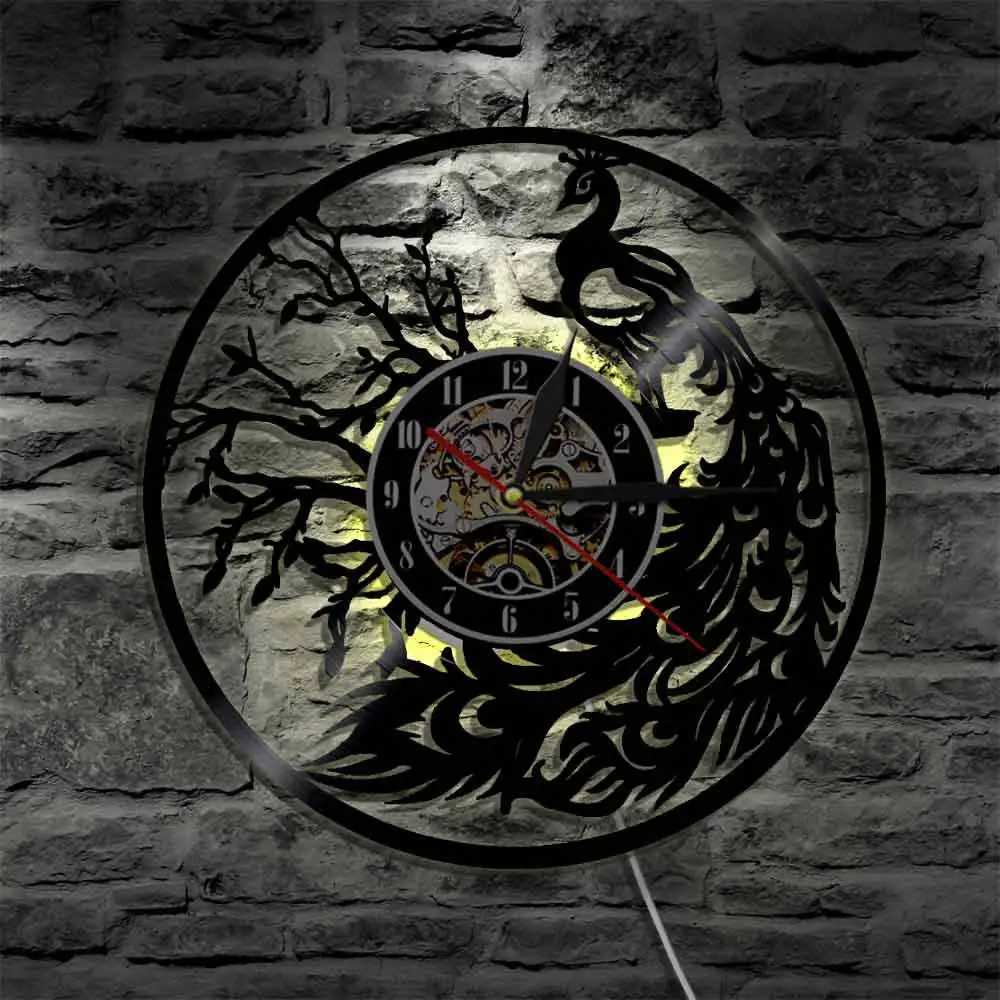 Настенные часы с виниловой пластиной подвессветильник ильники для домашнего