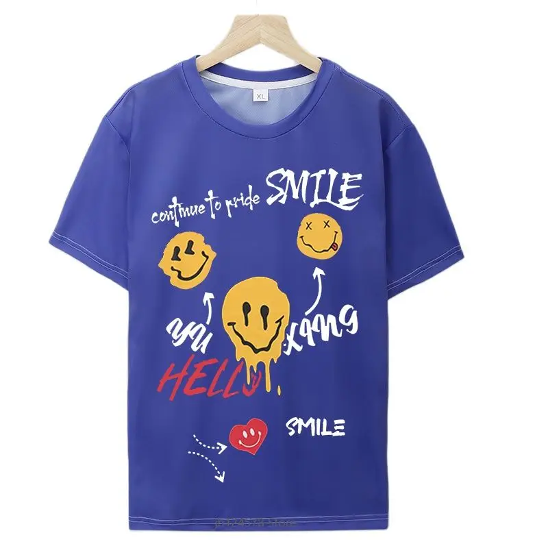 

New Mens Hop Hip Streetwear Letter Heart Emotion 3D Print T-Shirt Harajuku men Casual Summer Short Sleeve Tshirt Tops