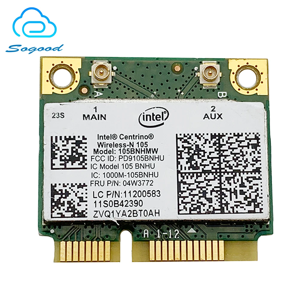 Карта Wi Fi Intel Wireless N 105BNHMW для Lenovo ThinkCentre E73 E93 M62Z M72E M73 M82 M83 M92 M93| |